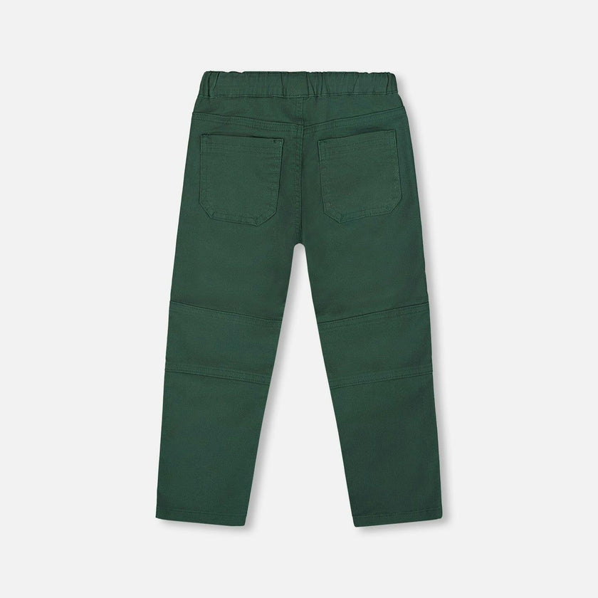 Twill Jogger Pants with Patch Pockets