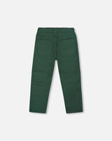 Twill Jogger Pants with Patch Pockets