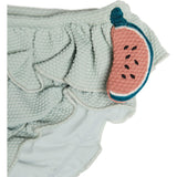 Sisi Watermelon Patch Ruffle Waist & Trim Swimming Briefs