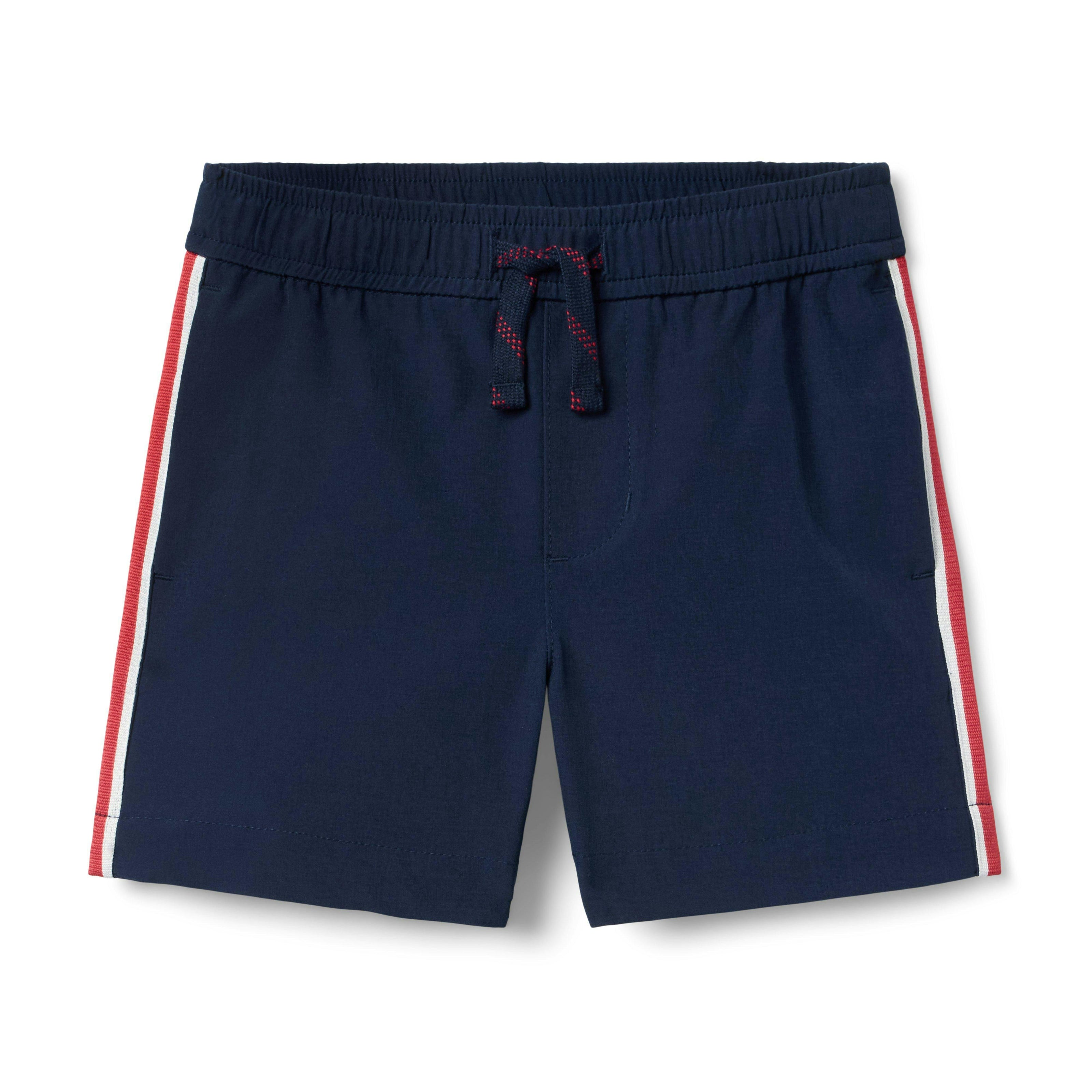 Athletic Stripe Short, navy blue