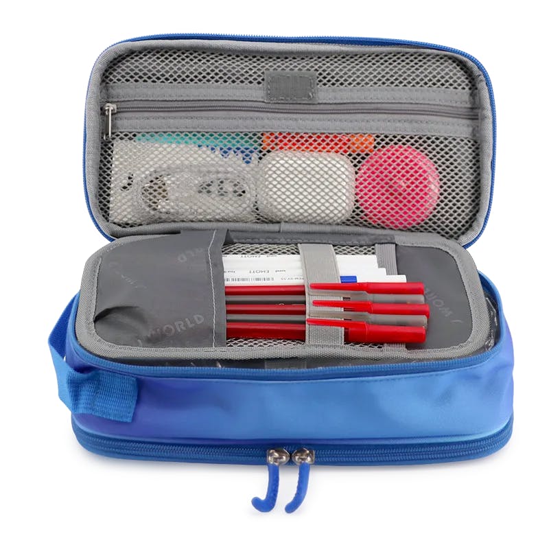 Cornelia Backpack with Lunch Bag and Pencil Case in Blue Gradient