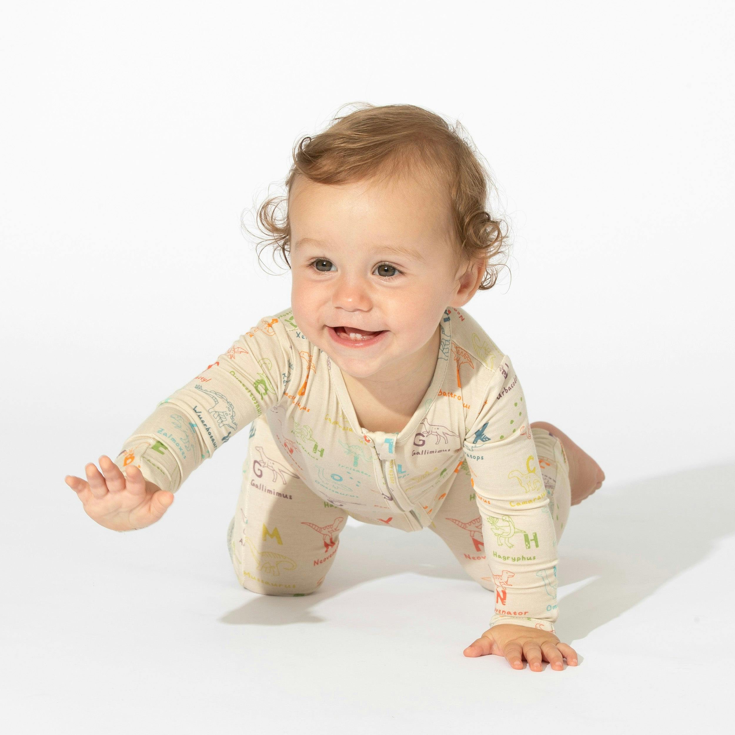 Dino ABC Bamboo Convertible Footie