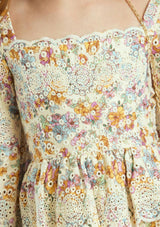 Posie Cotton Embroidered Romper