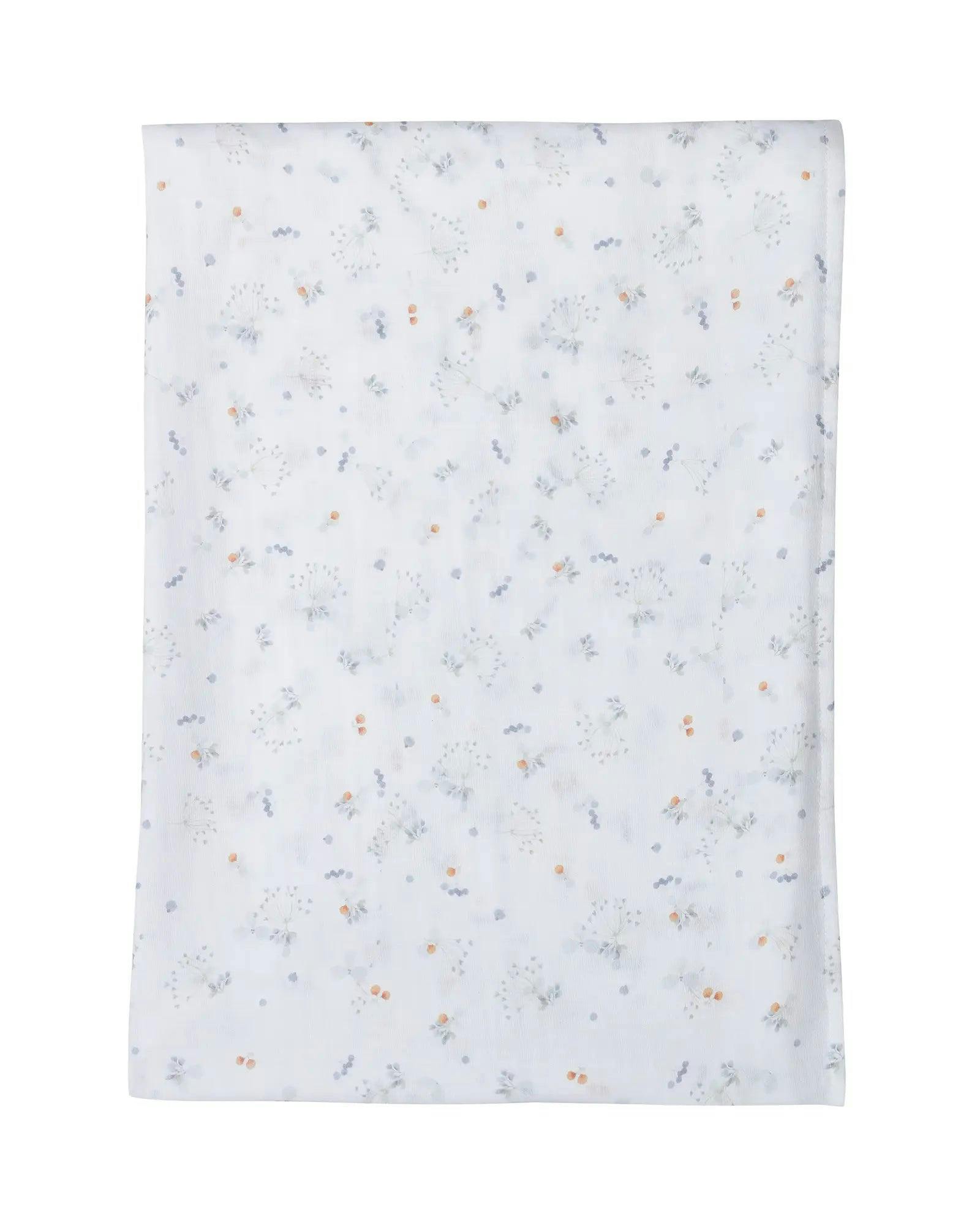 Muslin Swaddle Blue Fields