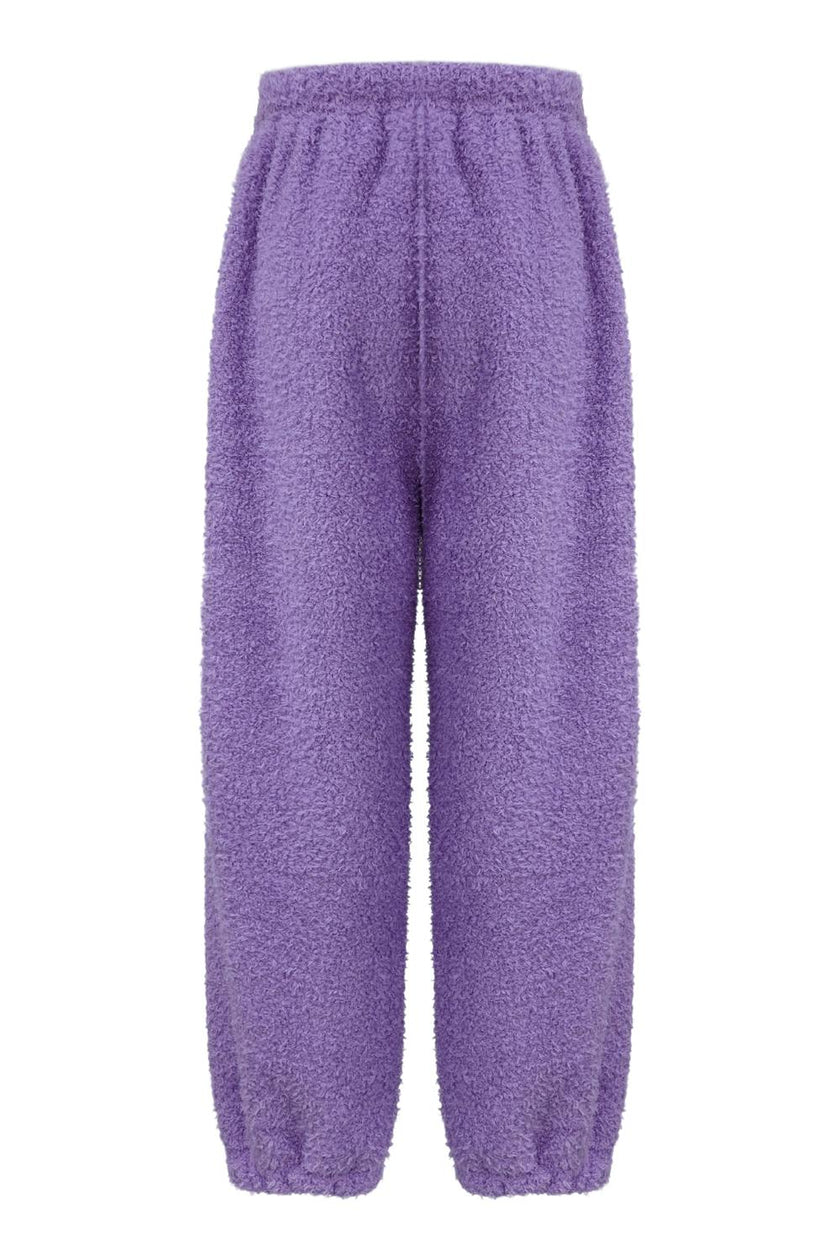 Bright Smiley Fuzzy Set Lavender