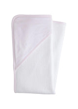 Hooded Towel - Pink Stripe