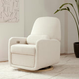 Arc Electronic Recliner and Swivel Glider in Boucle with USB port