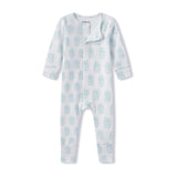 Footie Pajama Sleepsuit - Petite Chouette Green