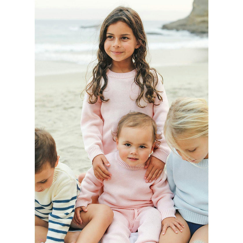 Soft Pink Knit Sweater