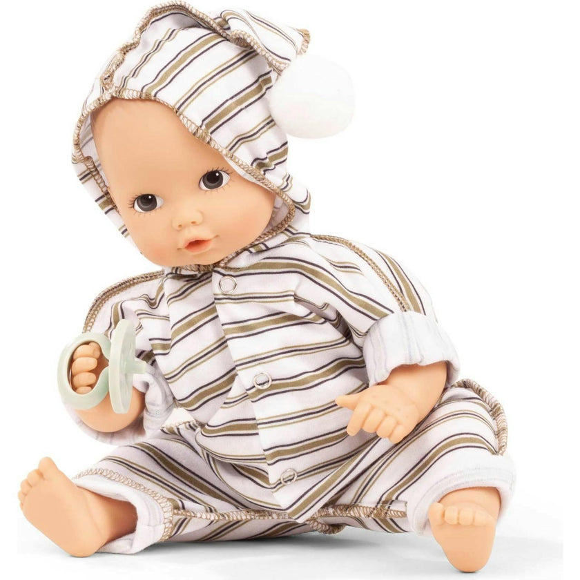 Aquini Girl Urban Stripes 13" Baby Doll Waterproof with Potty and Accessories