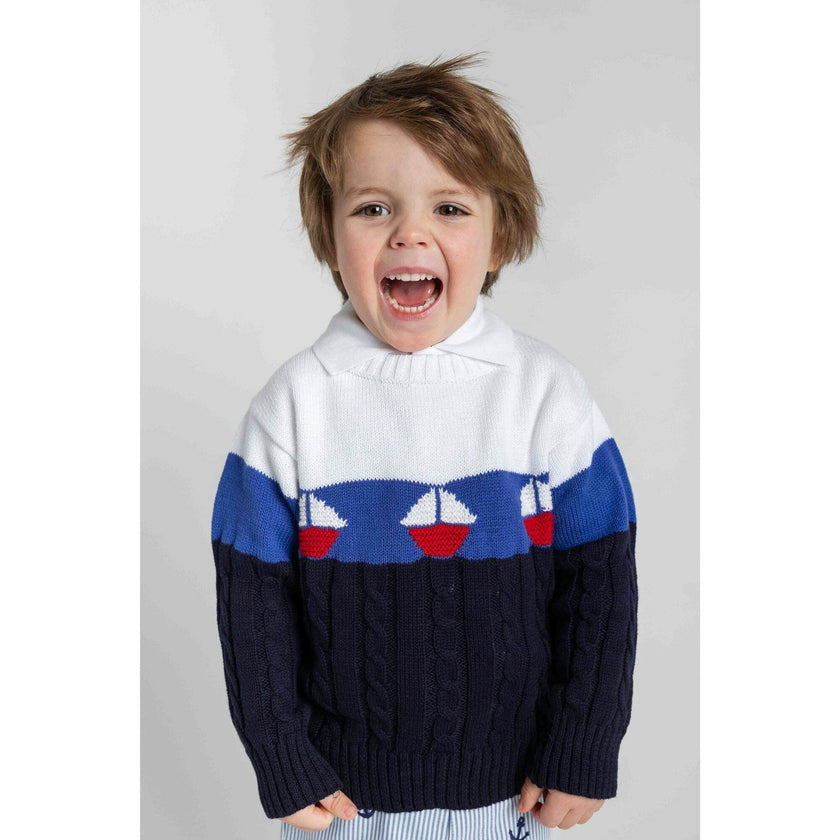 Sweater With Sailboats