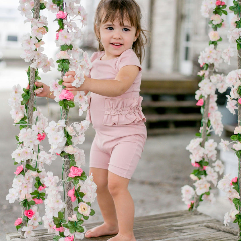 Frilled Waist Romper
