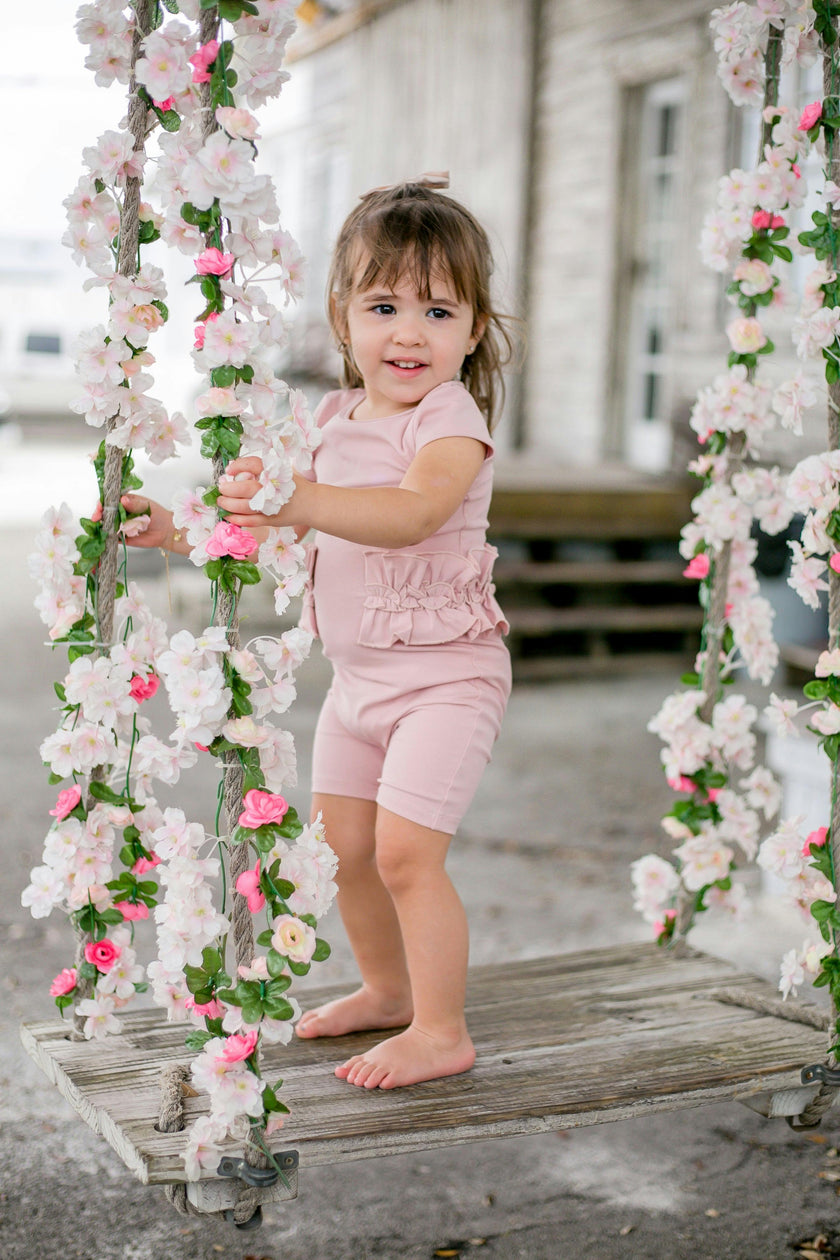 Frilled Waist Romper