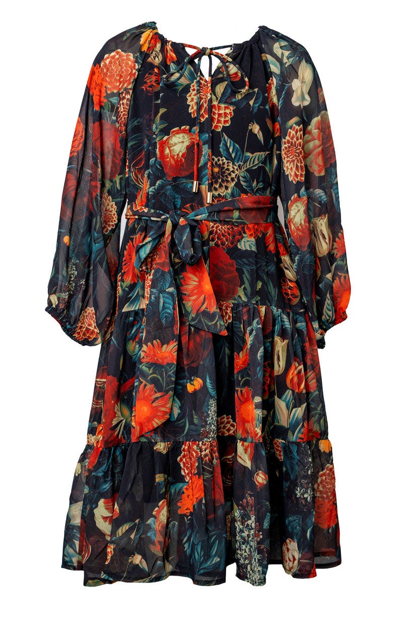 Mini Imogen Dress in Moody Floral