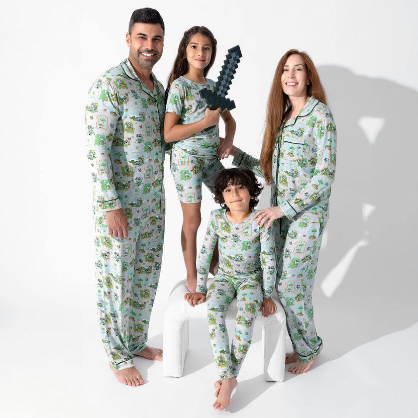 Minecraft: Overworld Dreams Bamboo Kids Pajama Short Set