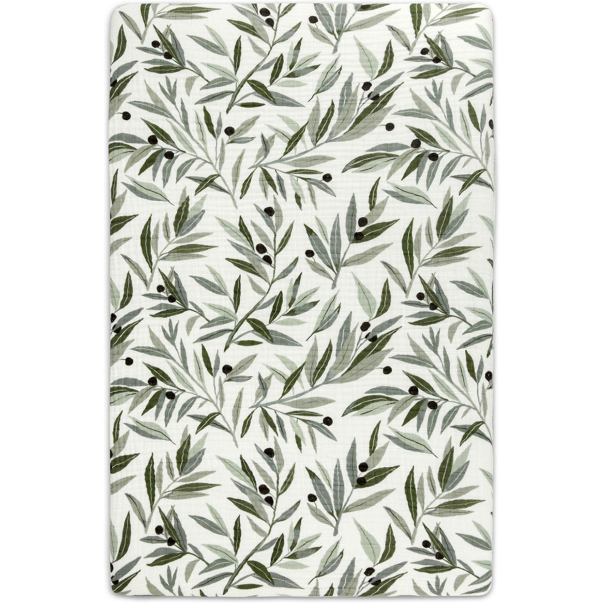 Organic Muslin Cotton Mini Crib Sheet