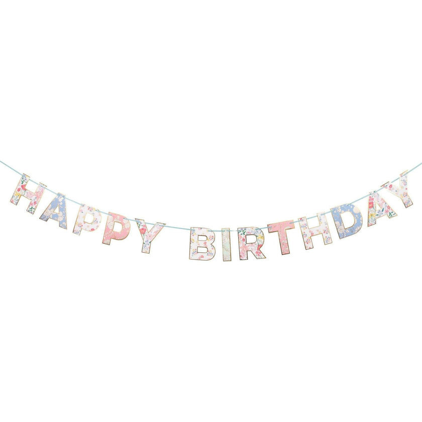 English Garden Birthday Garland