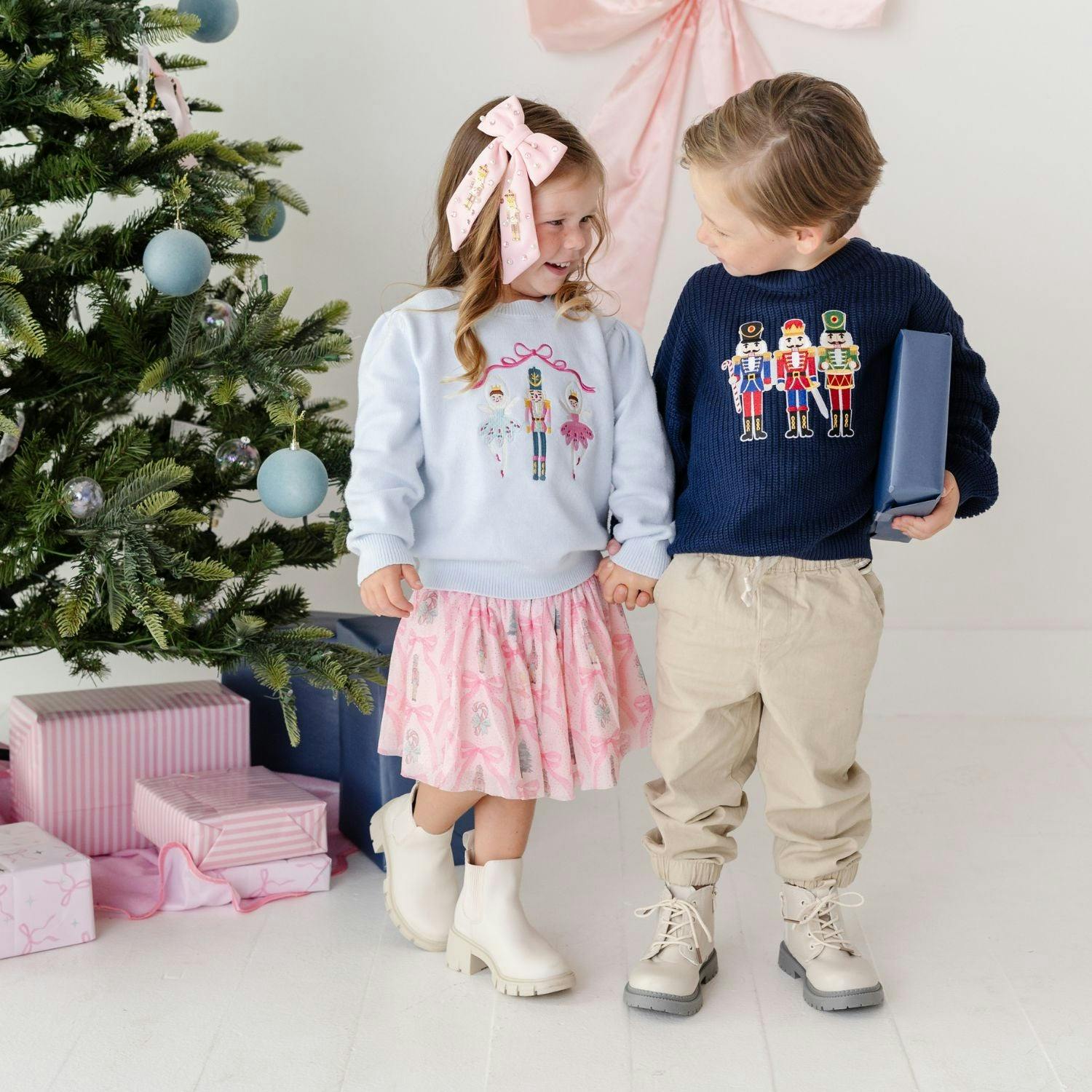 Nutcracker Trellis Christmas Tutu Skirt