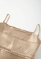 Jasmine Pleated Mini Dress