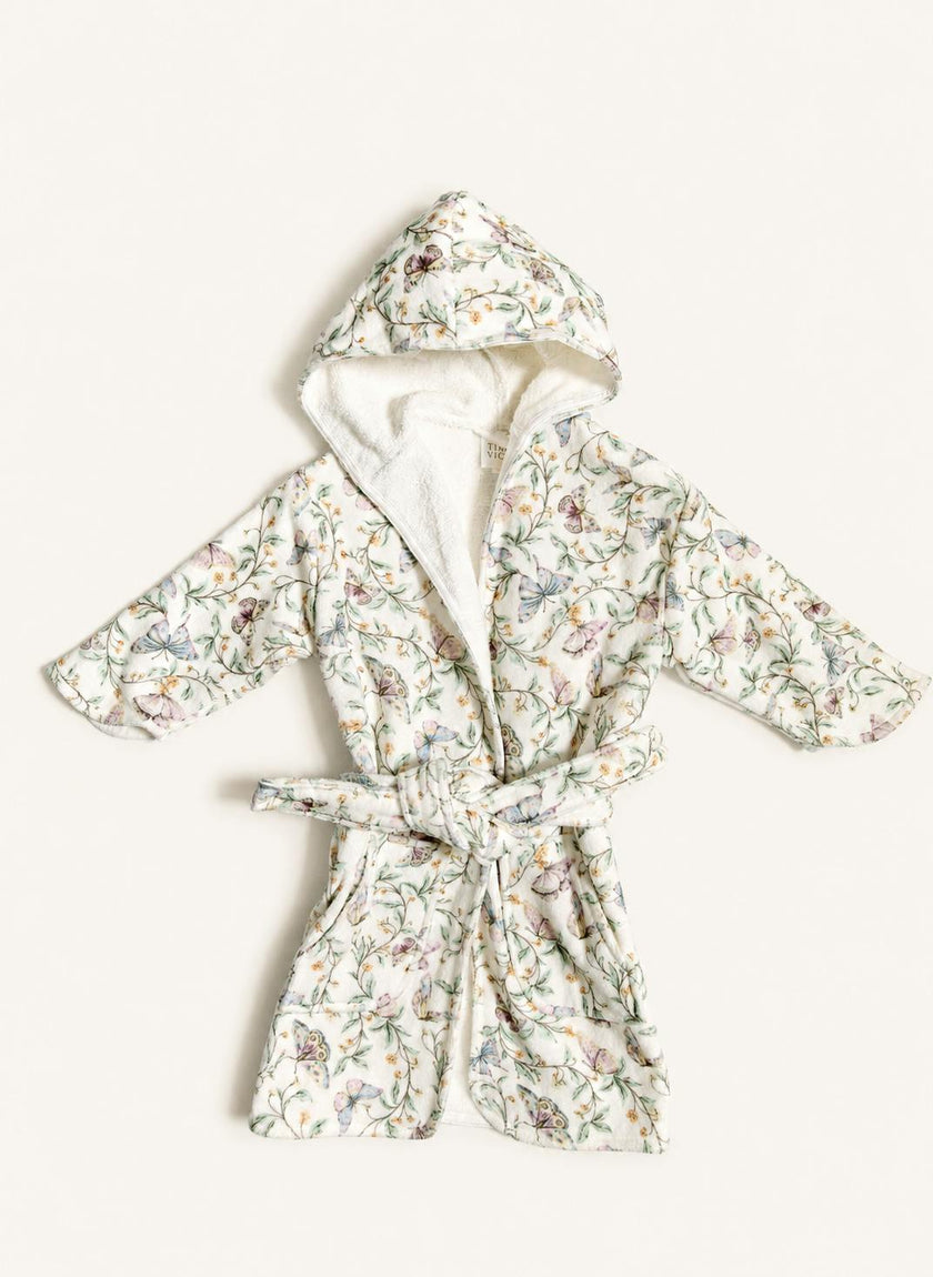 Organic Children’s Bathrobe – Botanical Whisper
