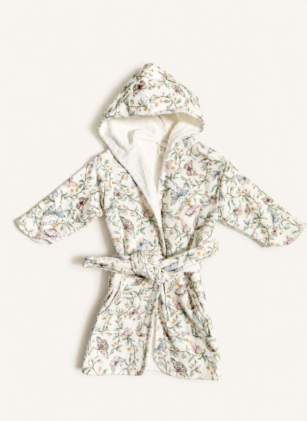 Organic Children’s Bathrobe – Botanical Whisper