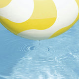 Comfort Plush: Baby Float - Yellow Wavy Square