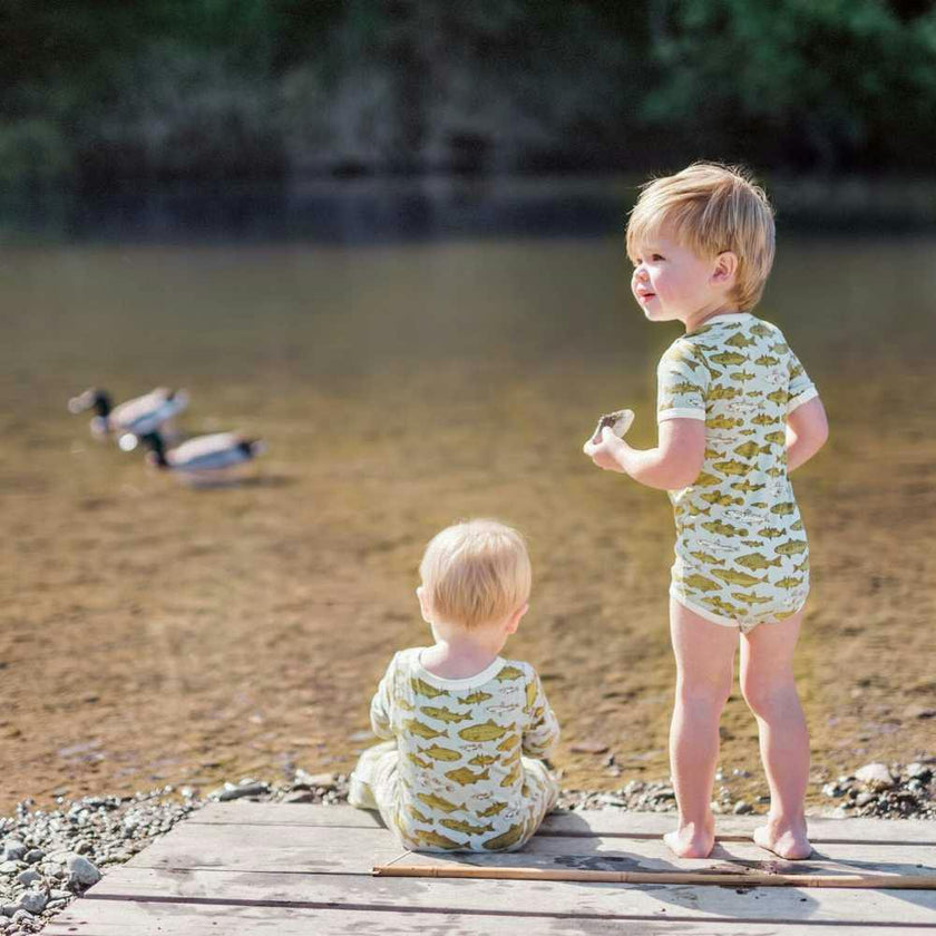 Organic Cotton Short Sleeve One Piece