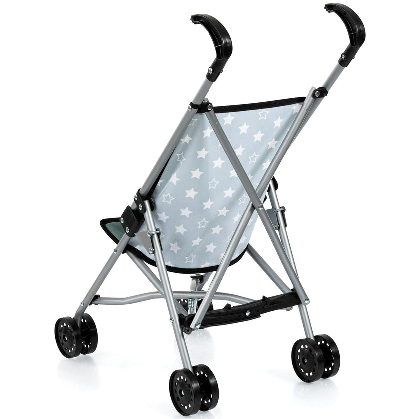 Bayer Design Dolls: Buggy Umbrella Stroller - Green & White Stars