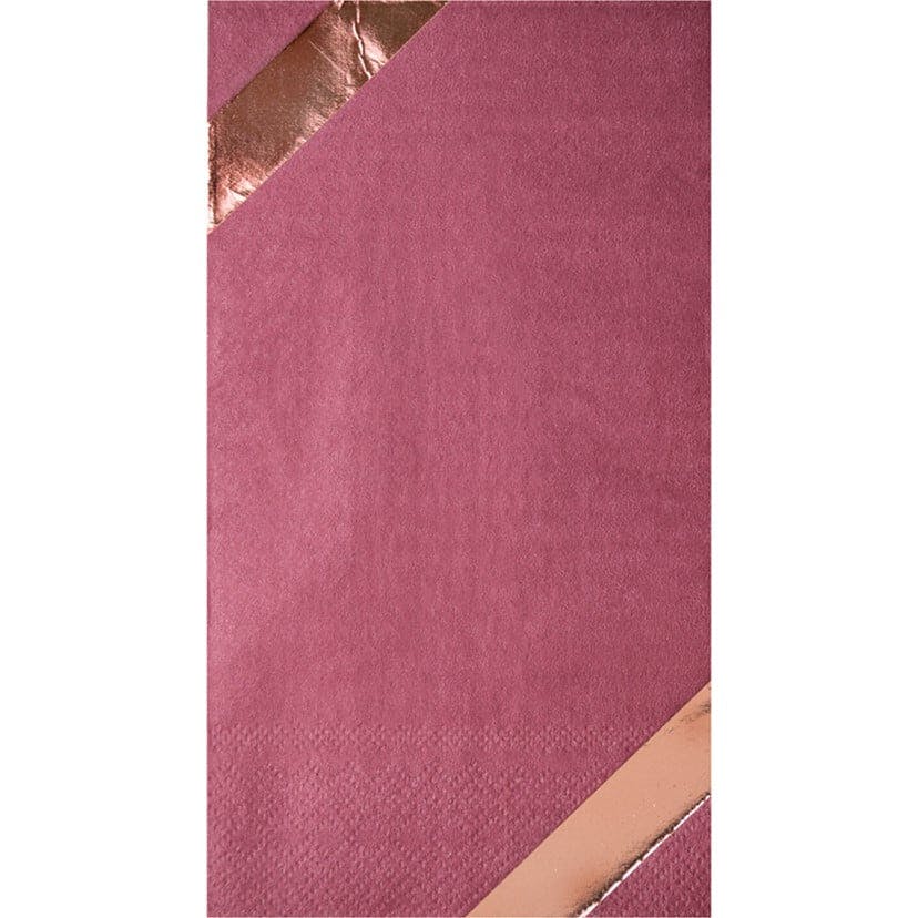 Mauve-Elous Rose Gold Foil Guest Napkins
