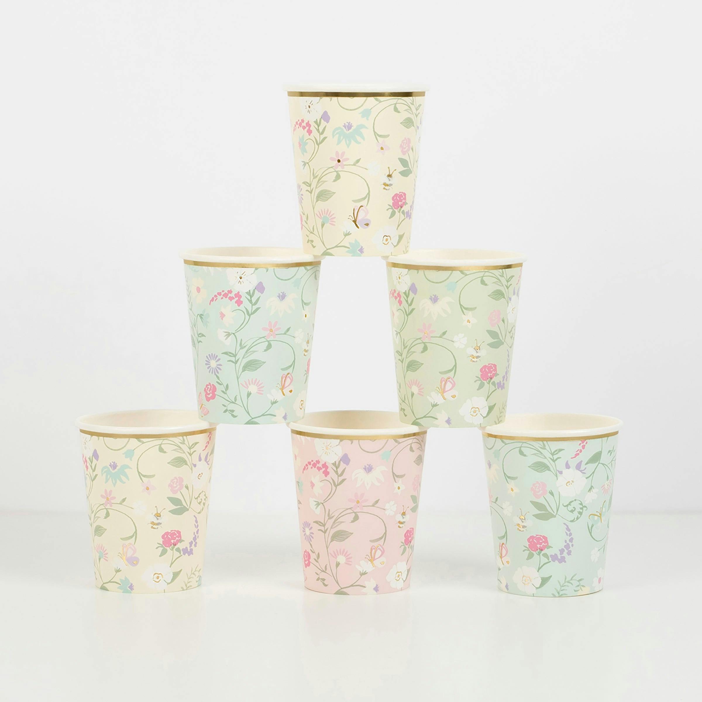 Ladurée Paris Floral Cups