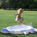 Kids Sprinkler Mat: Into The Wild Blue Lizard