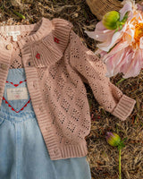 Thea Cardigan in Dusty Bloom