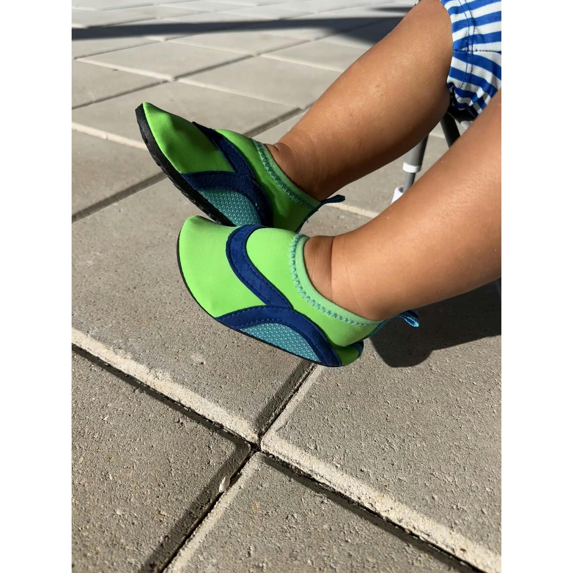 Scuba Green Spandex Aqua Shoe