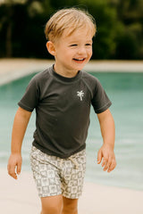Baby Boys Rashguard & Bathing Suit Set