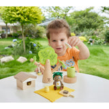 Hape: Honey Bees Picnic - 10pc Wooden Nature Pretend Play Toy