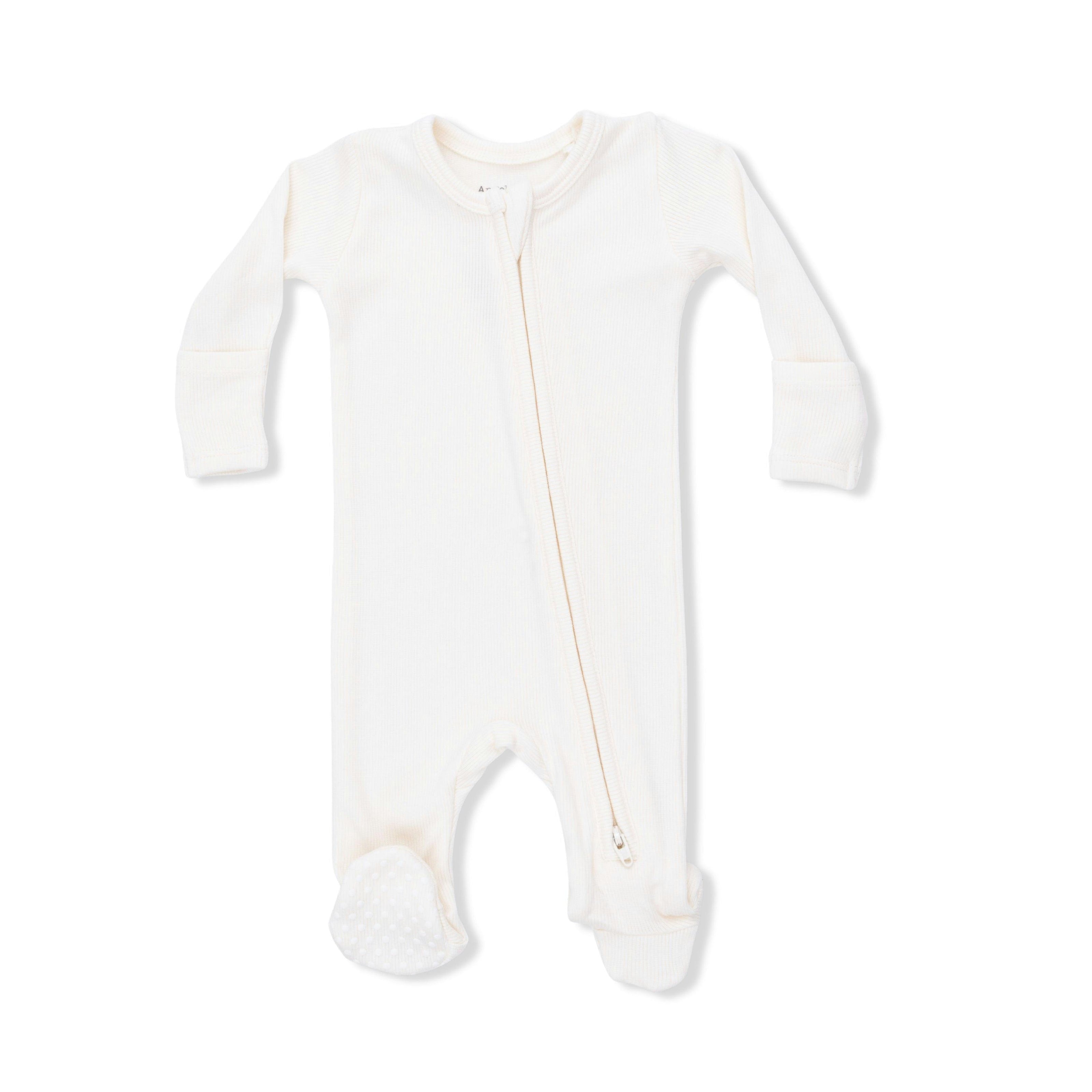 Solid Sugar Swizzle - 2 Way Zipper Footie