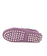 Laces Driver Moccasins, Purple Orquidee Smooth
