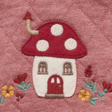 Quilted Overall Toadstool Melange