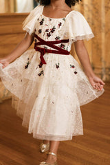 Mini Bellagio Dress in Ivory