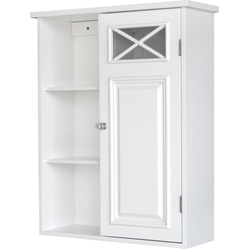Dawson Wooden Wall Cabinet with Cross Molding