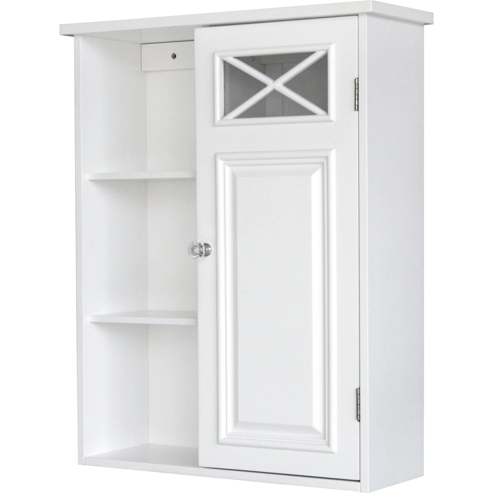 Dawson Wooden Wall Cabinet with Cross Molding
