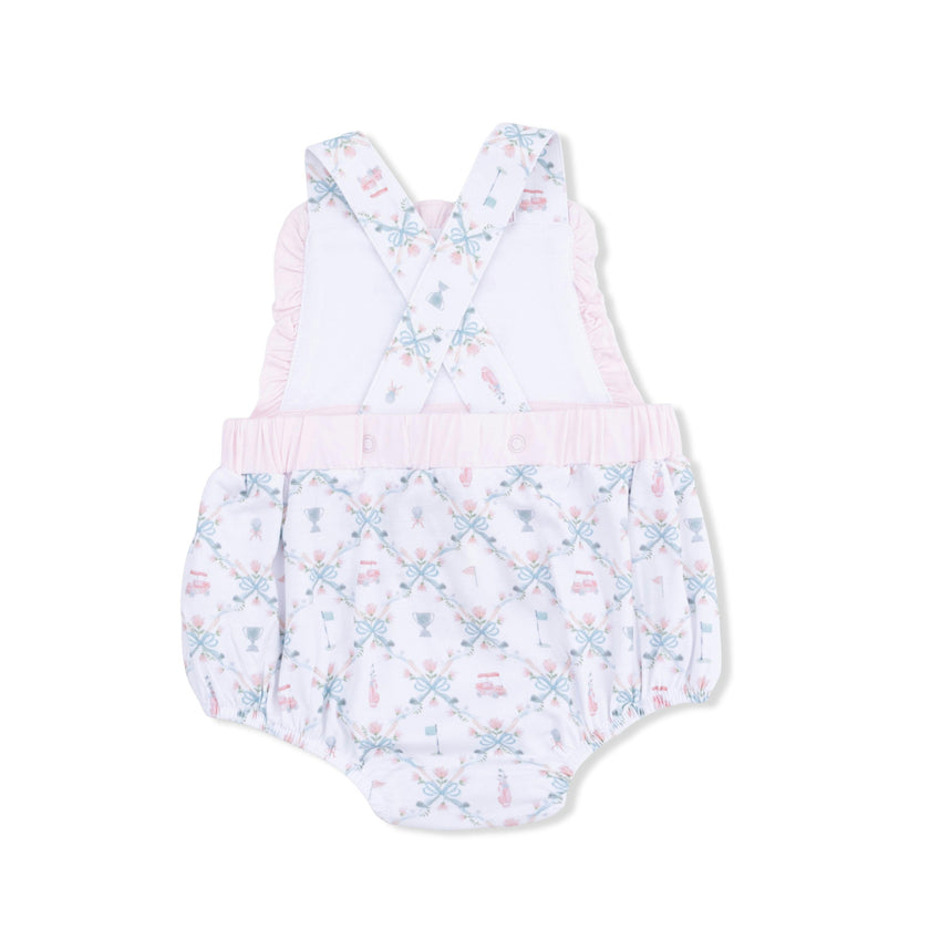 Golf Trellis Pink - Ruffle Bubble