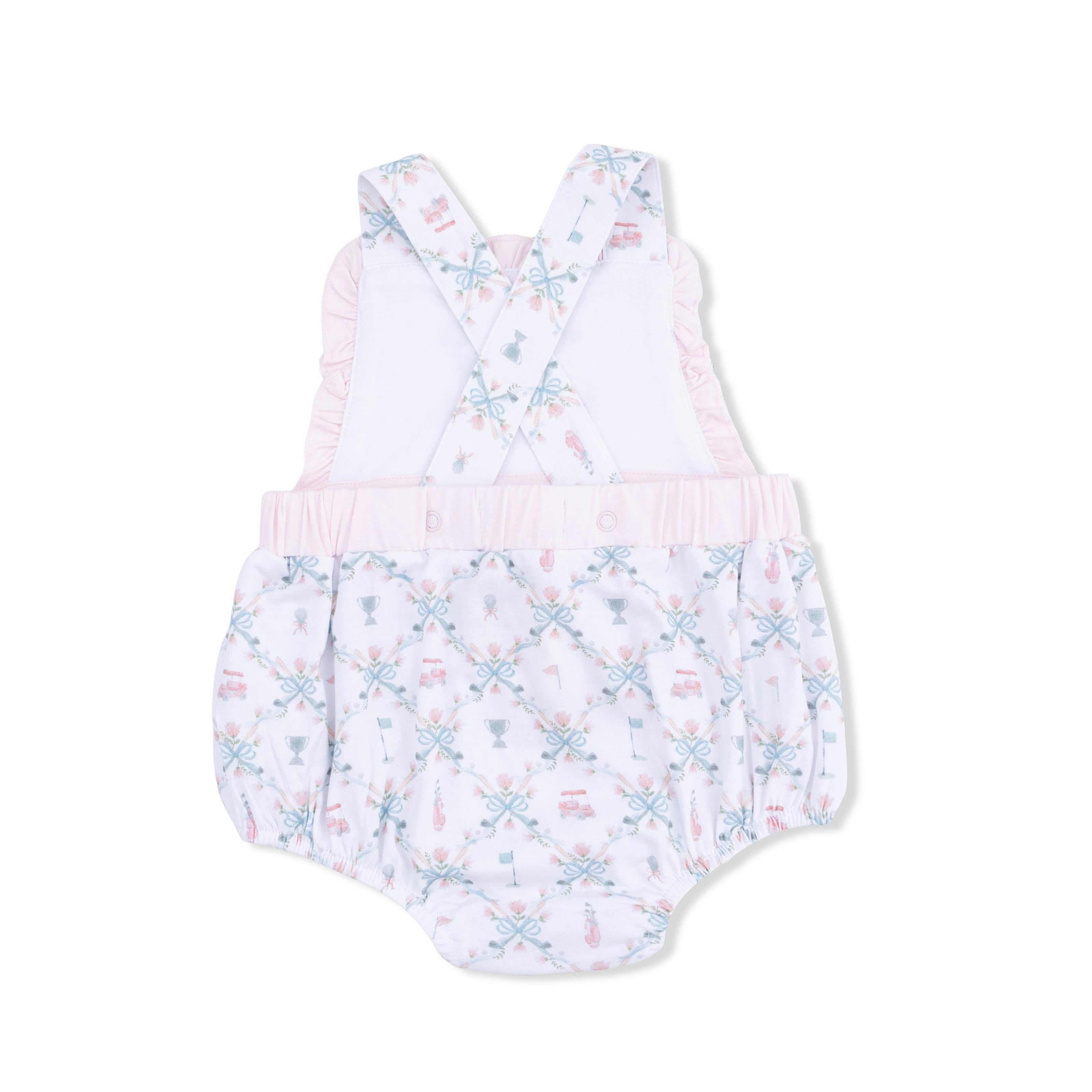 Golf Trellis Pink - Ruffle Bubble