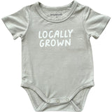 Baby Short Sleeve Bodysuit Locally Grown