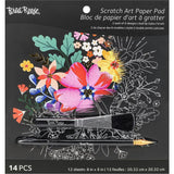 Brea Reese: Scratch Art Paper Pad - Mystical - 12 Designs