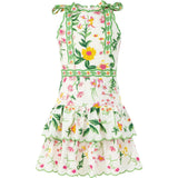 Kaylee Cotton Embroidered Mini Dress