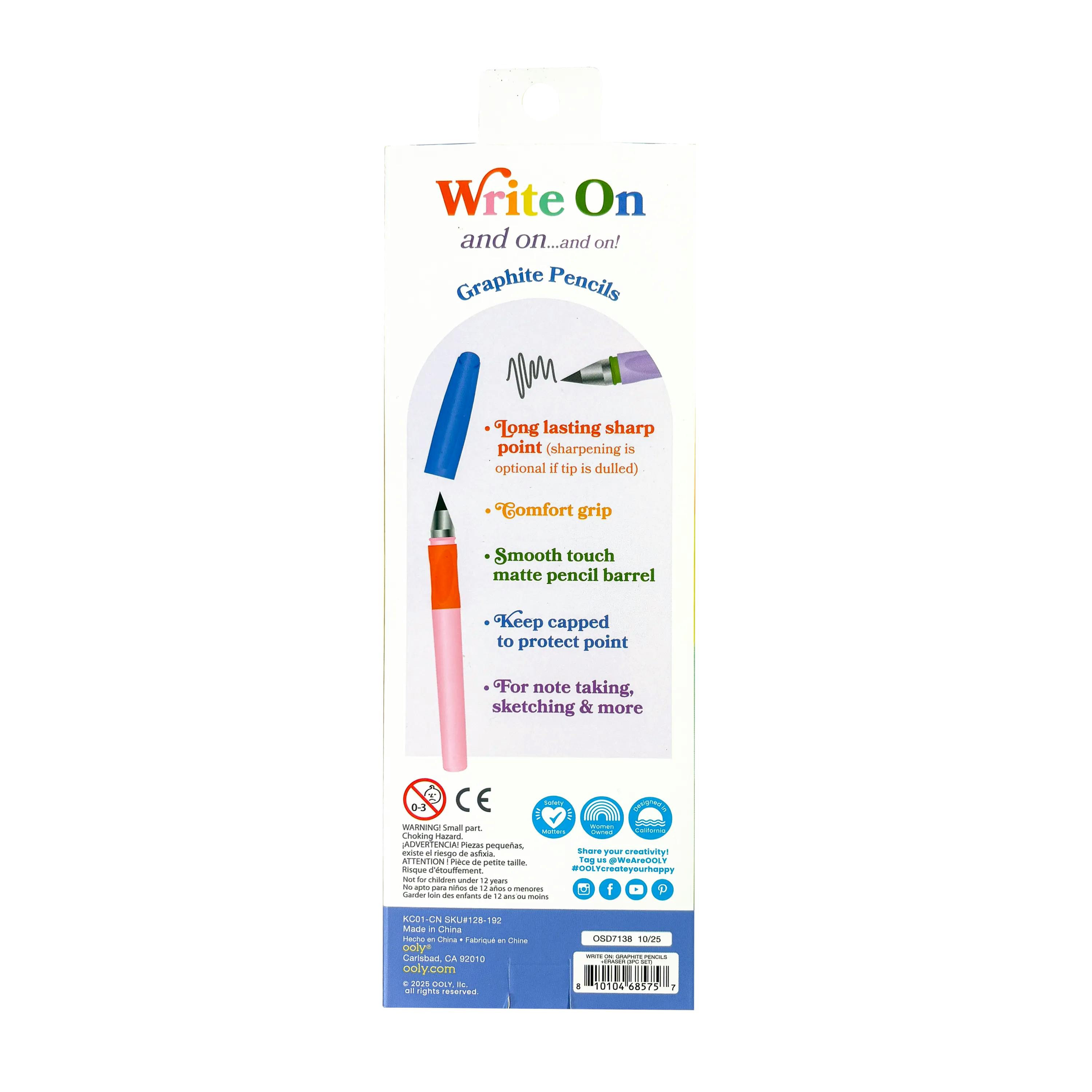 Write On Graphite Pencils - Set of 2