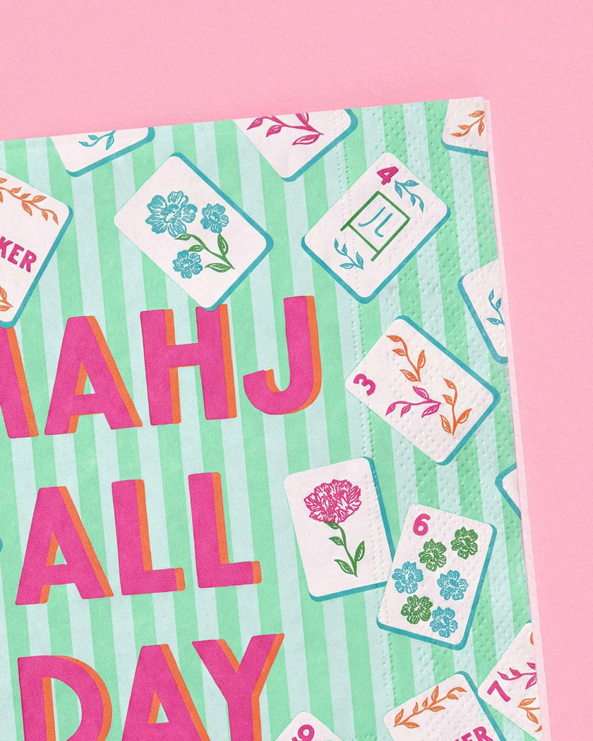 Mahj All Day Cocktail Napkins - 25 paper napkins