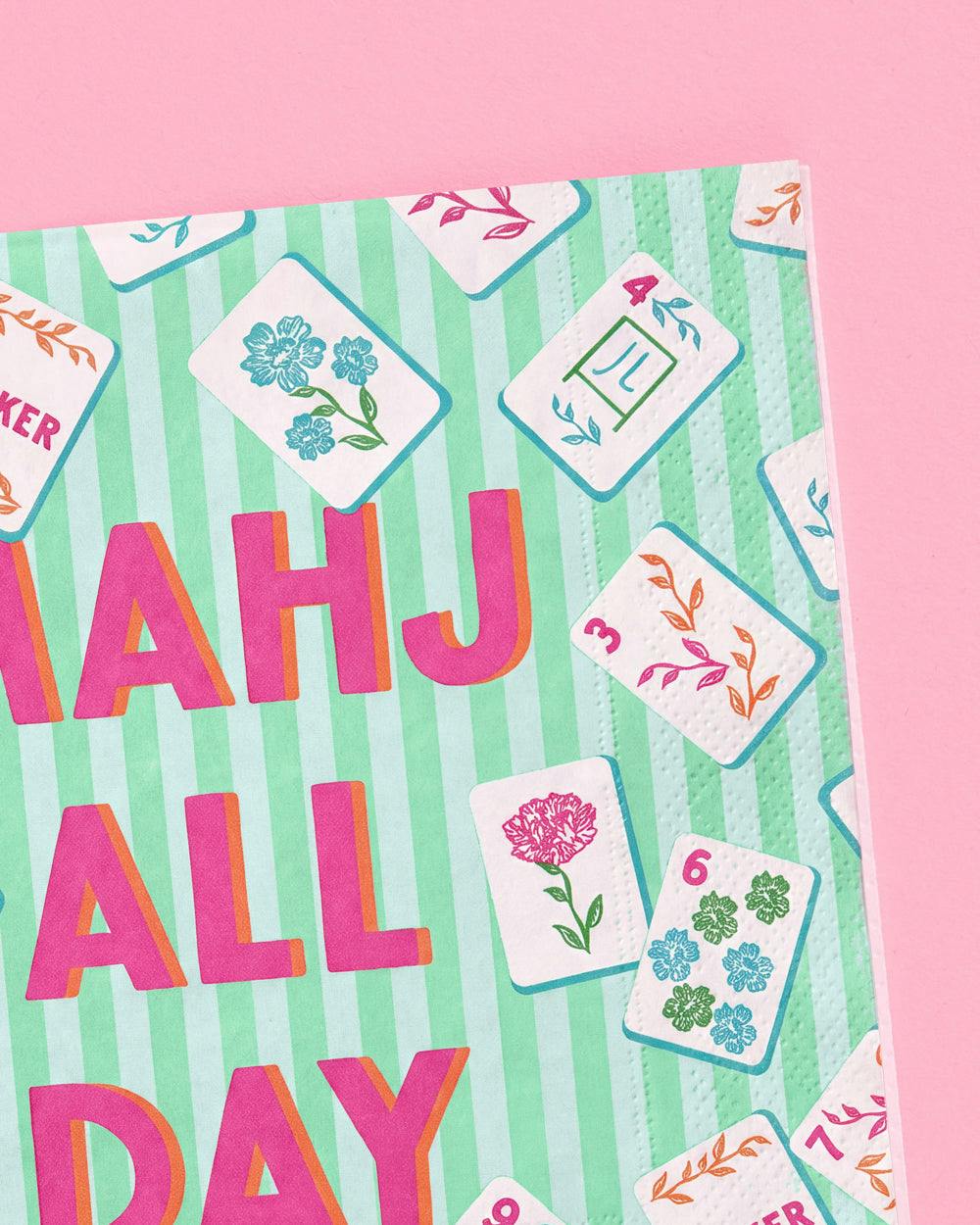 Mahj All Day Cocktail Napkins - 25 paper napkins
