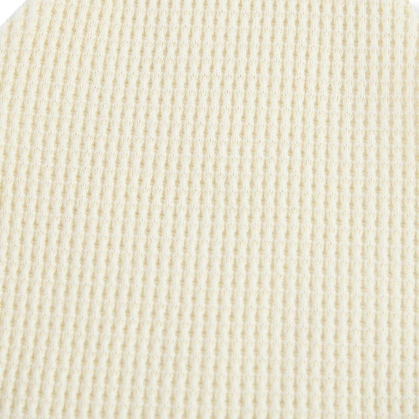 Vanilla Waffle Knotted Beanie Hat